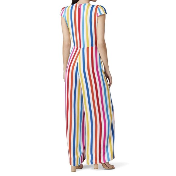COLOR ME COURTNEY Sheree Colorful Striped Jumpsuit SIZE 6 - Picture 3 of 11